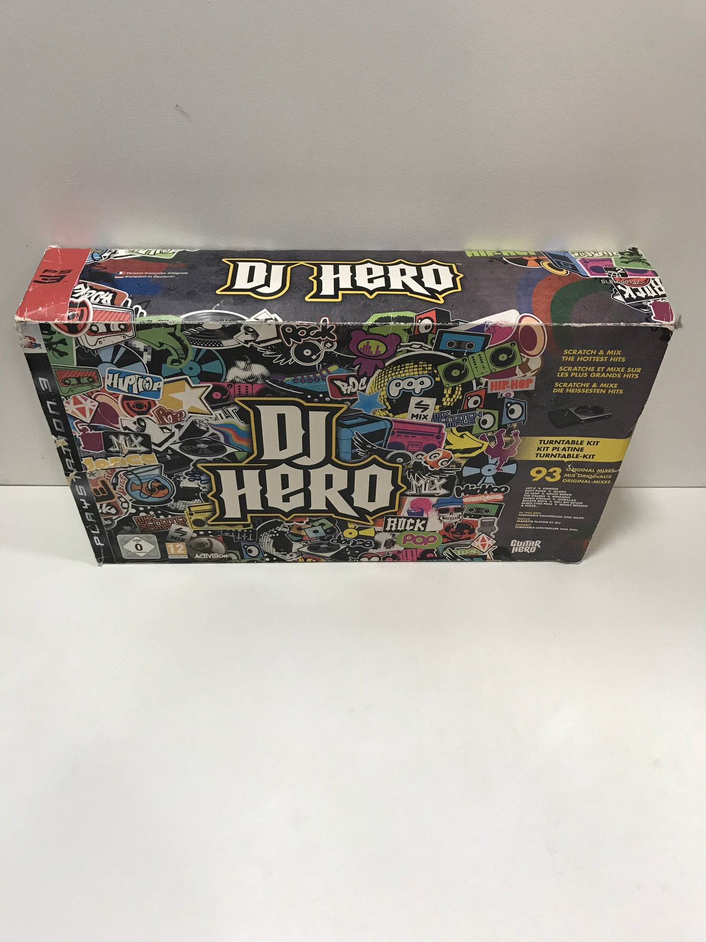 DJ hero Sony PS3 platine+ boîte+ jeu + récepteur