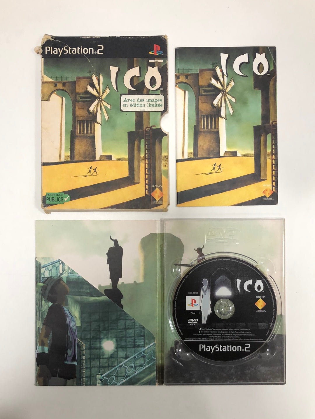 Ico édition limitée PAL Sony PS2 avec notice