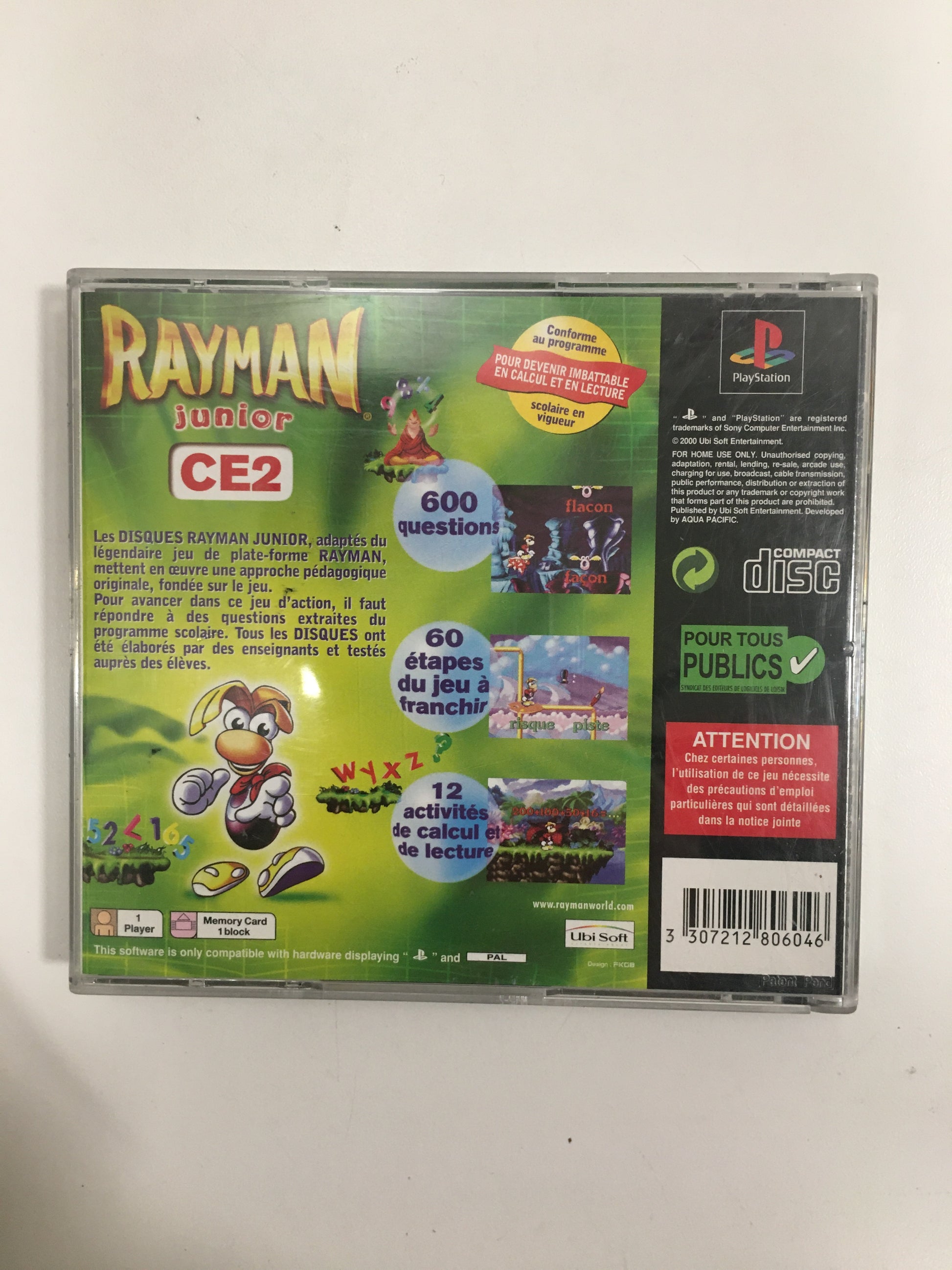 PS1 Rayman (CIB) | Playstation 1 | Suomen Français PS1 Rayman (CIB) | Playstation 1 | Suomen Français