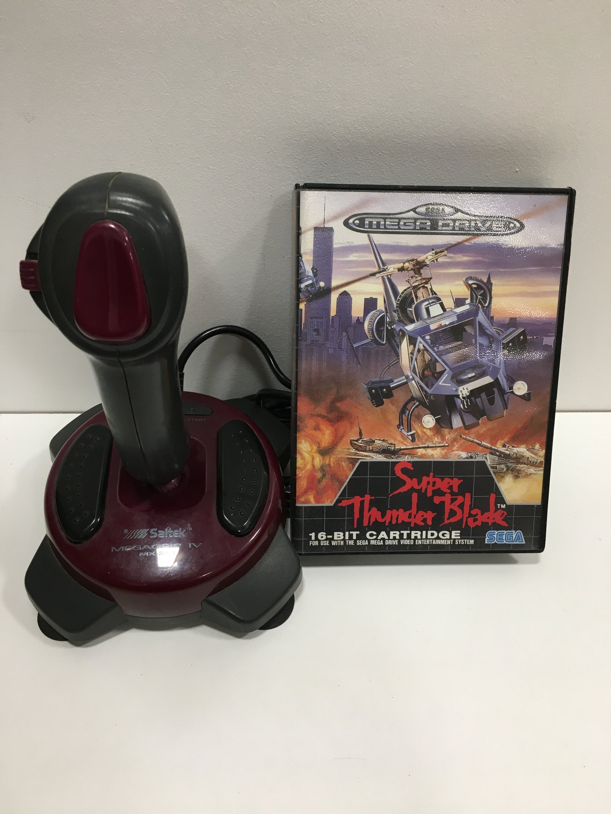 Super thunder blade sega megadrive + joystick - OKAZO-9