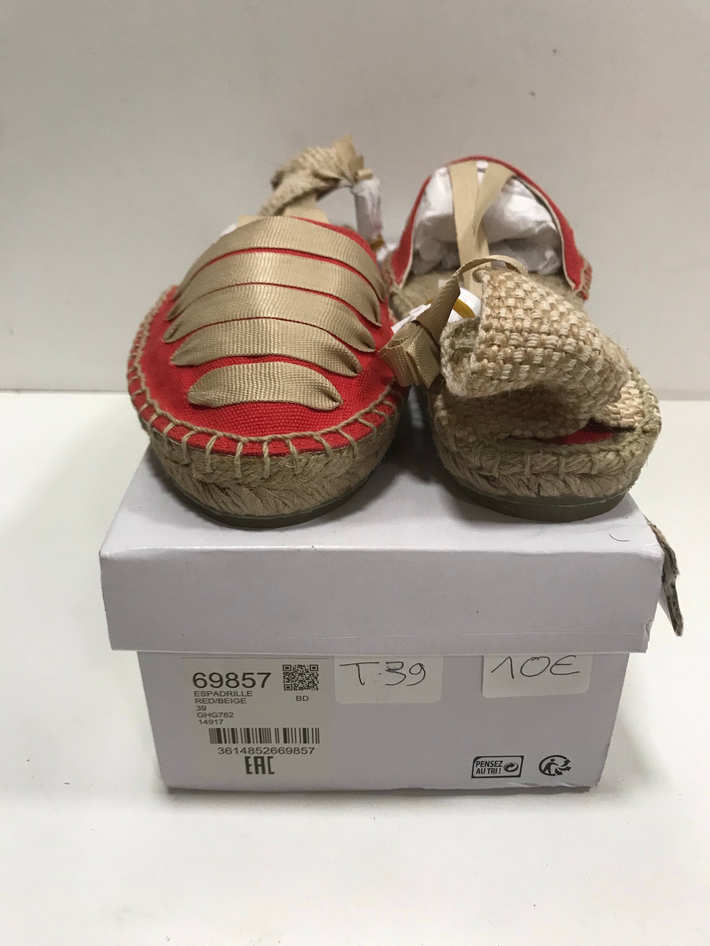 Espadrilles la redoute neuves taille 39