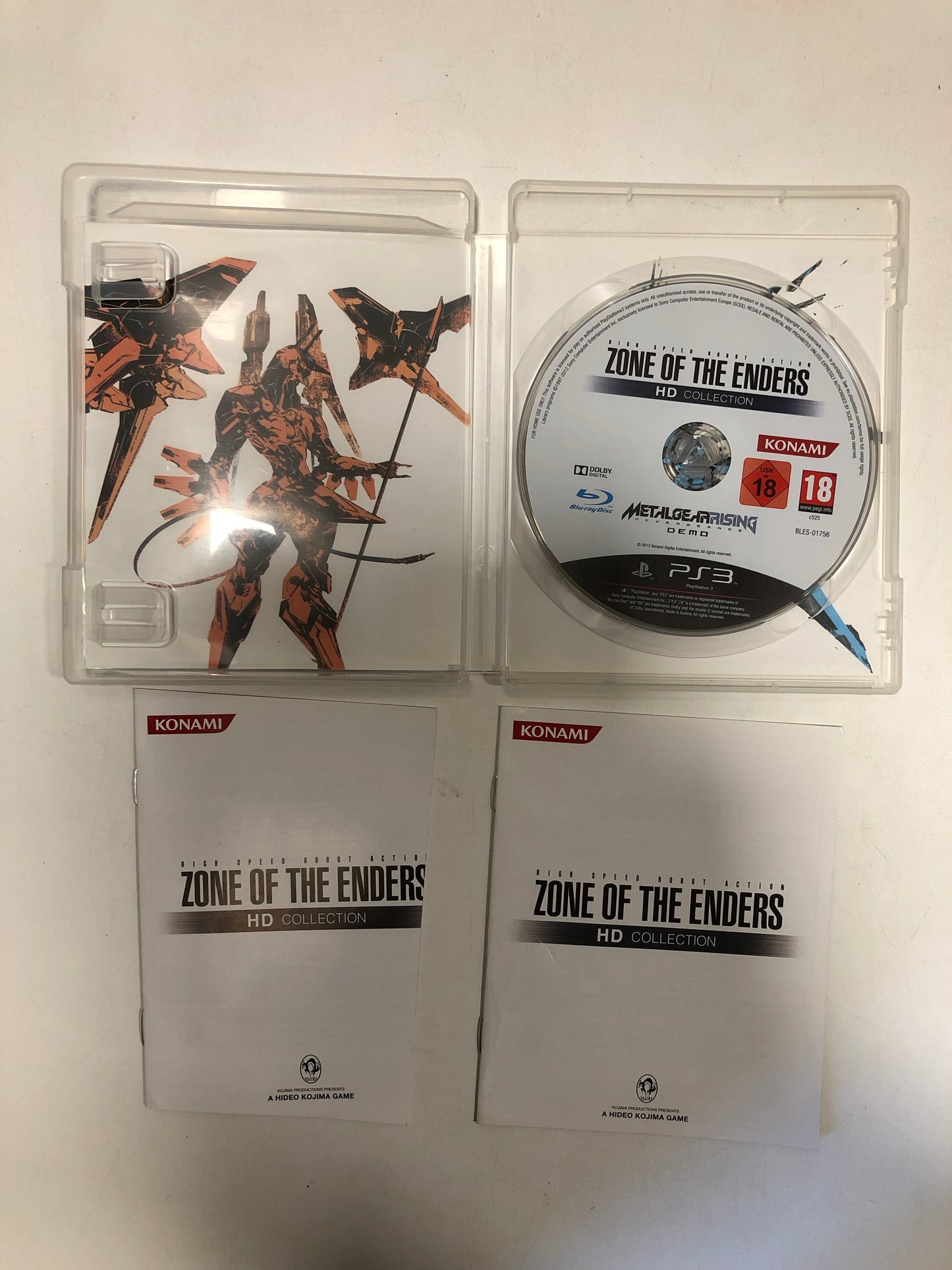 Zone of the enders hd collection sony ps3 avec notice