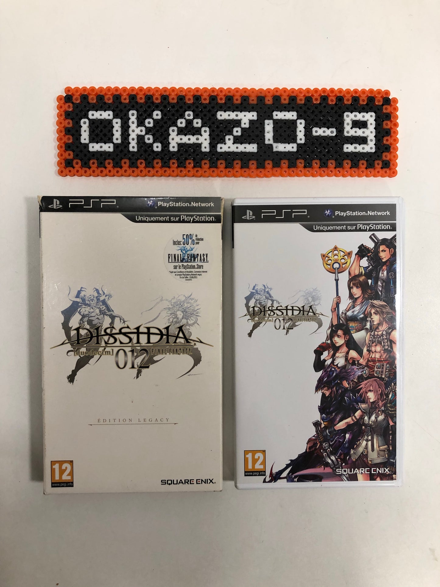 dissidia 012 final fantasy edition legacy Sony psp avec notice