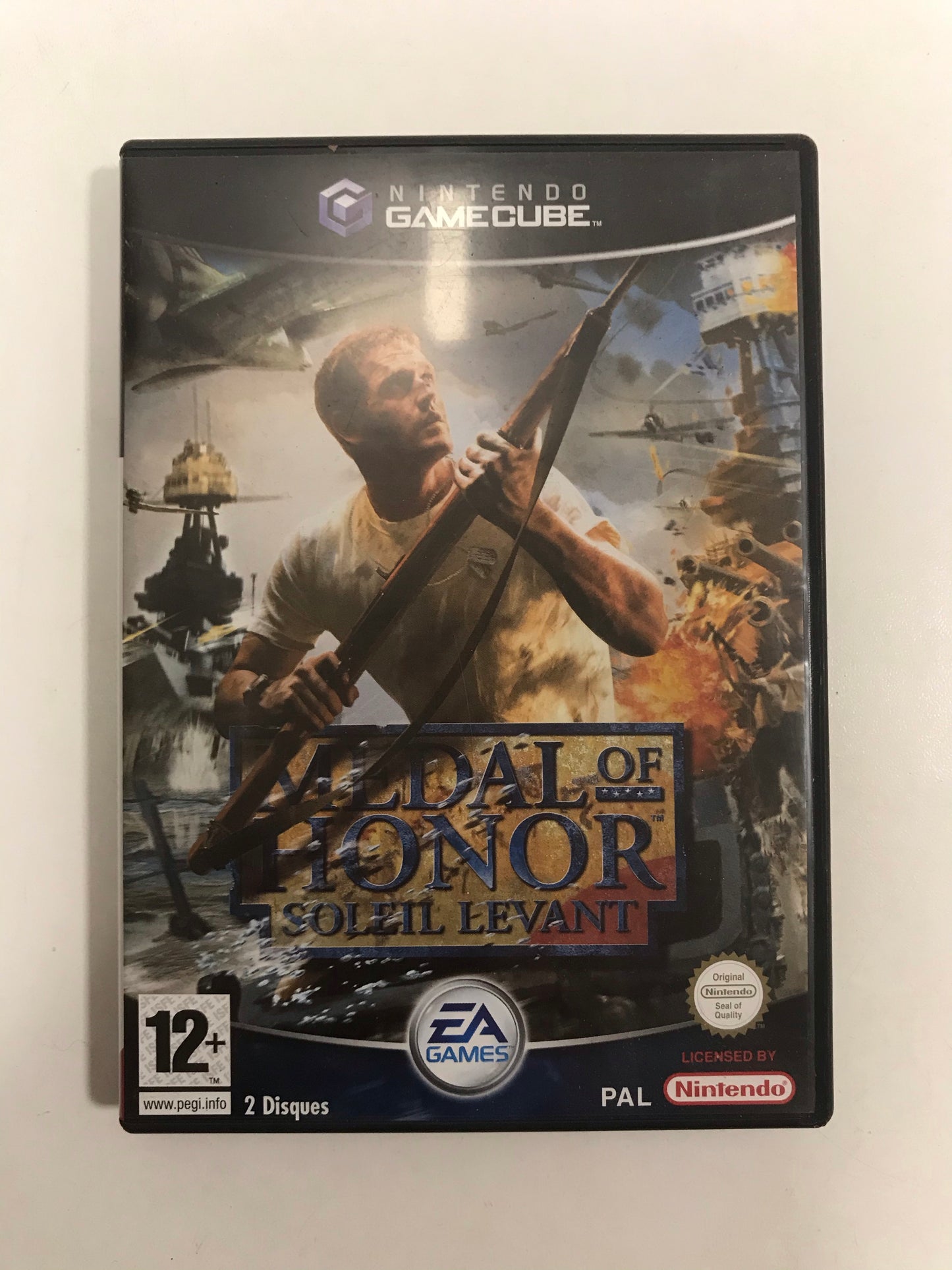 medal of honor soleil levant PAL Nintendo gamecube complet