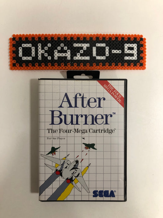 After Burner sega master system avec notice