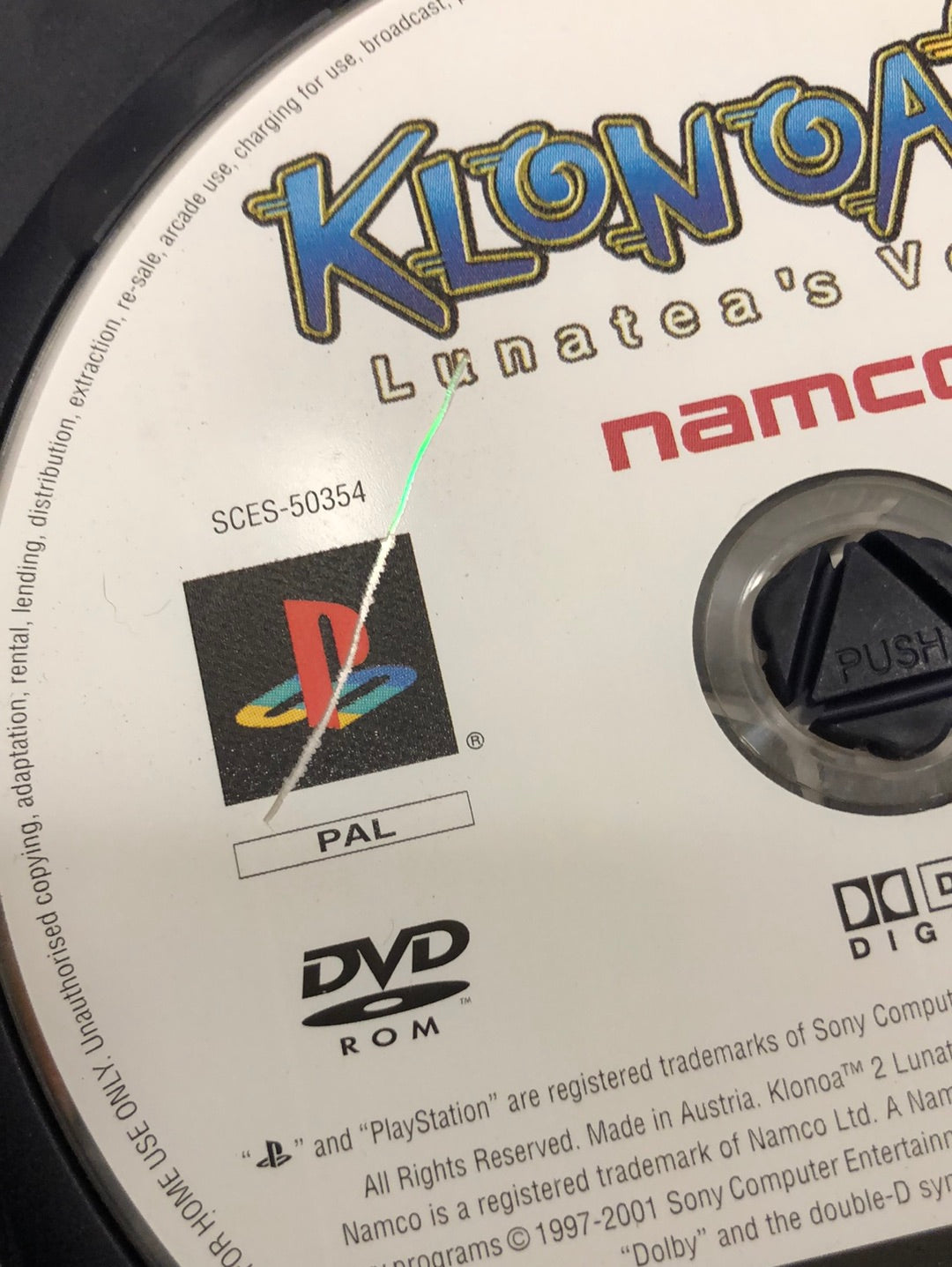Klonoa 2 PAL Sony PS2 sans notice